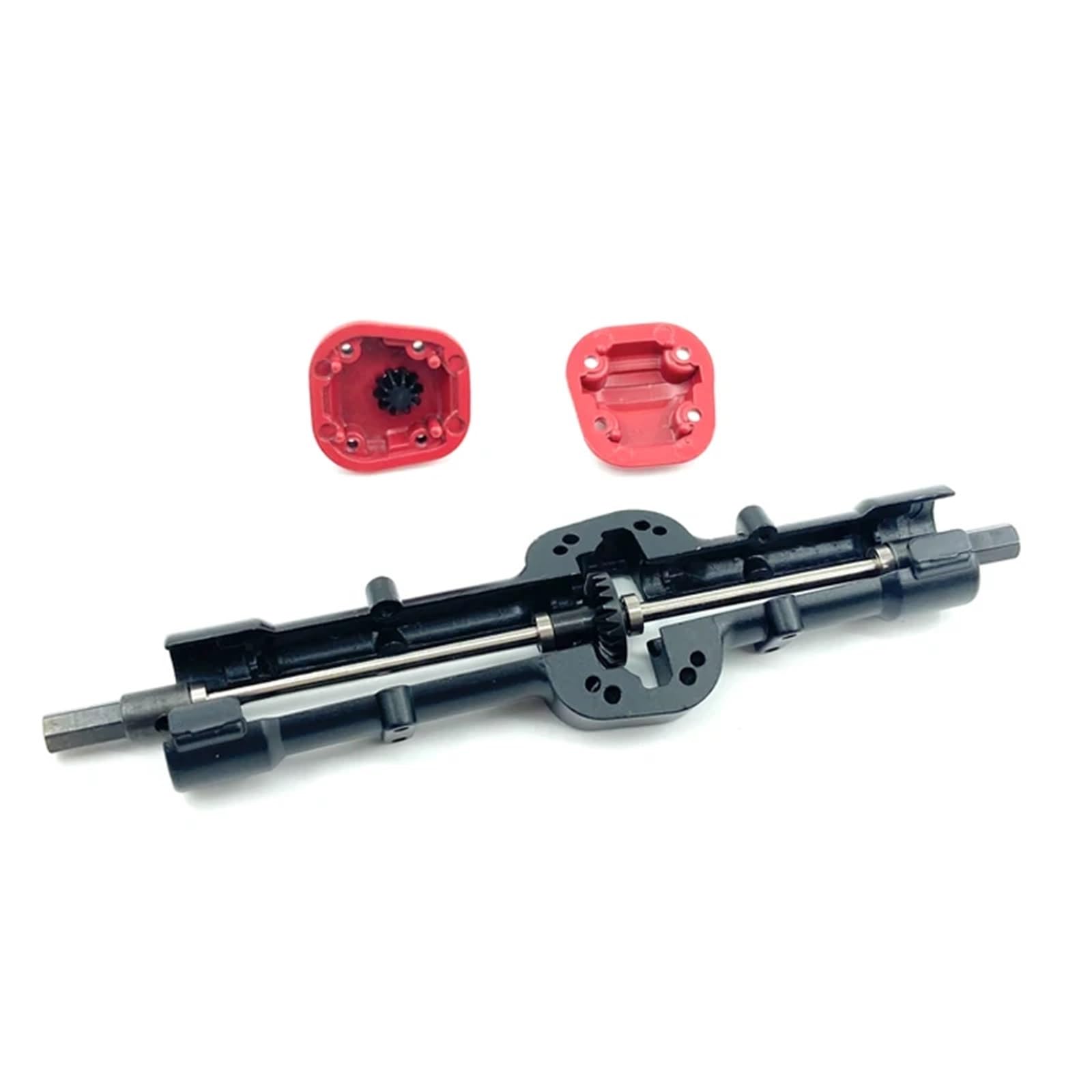 Wał napędowy Pasuje do MN D90 D91 D96 D99S MN-90 MN99S Metalowa przednia i tylna oś z wałem napędowym 1/12(Black)