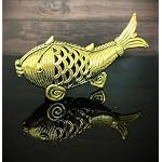 Handmade Dhokra Metal Art Collectible Showpiece Figurine of Fish (14 cm Long) for Home | Desk Decor - Image 5