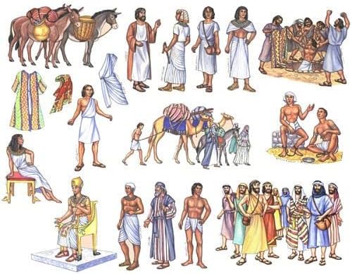 La historia de José en Egipto figuras de fieltro para tablas de franela historias bíblicas precortadas