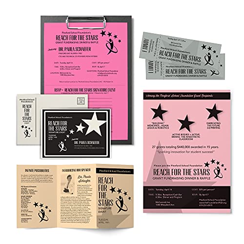 Astrobrights Colored Cardstock, 8.5" X 11", 65 Lb/176 Gsm, Dreamy" 5-Color Assortment, 6 Individual Packs Of 50 Assorted Sheets - 300 Sheets In Total (91735) #TOP3