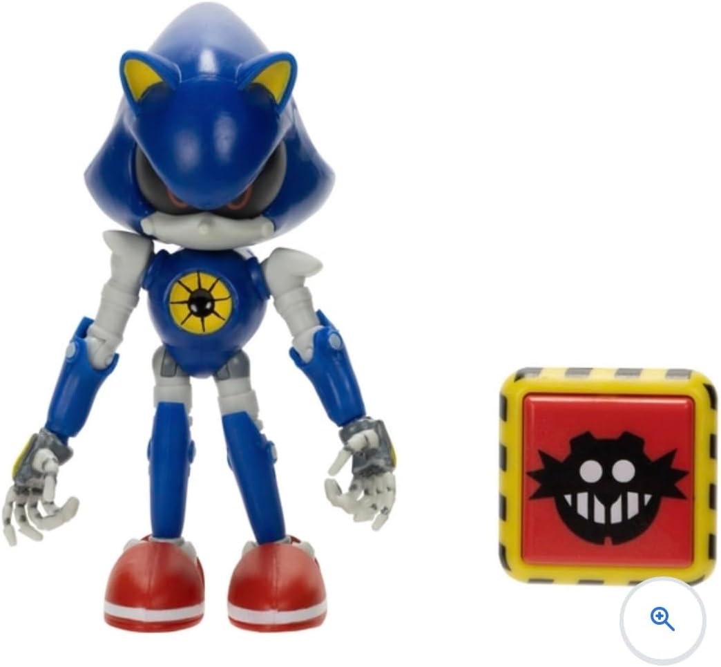 Sonic The Hedgehog 4" Articulated Action Figure Collection (Choose Figure) (Metal Sonic)