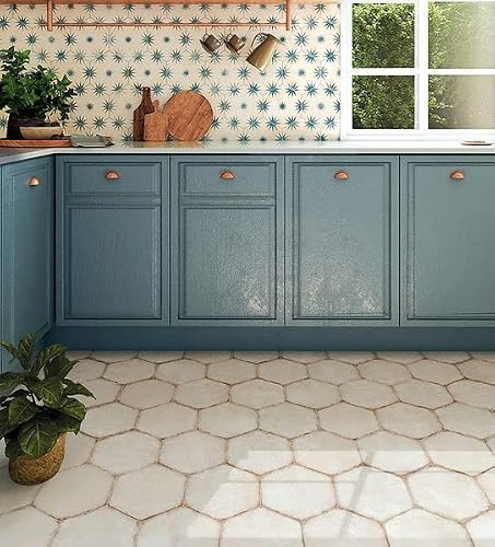 8X9 Lilya Hexagon European Hexagon Wall Floor Tile Indoor Outdoor (1) #TOP1