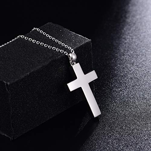Cross Urn Necklace for ashes 925 Sterling Silver religious Cross Cremation Pendant Jewelry Faith Hope Love Gifts for Men2