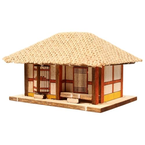Youngmodeler Hobby Holzmodellbausätze, traditionelles koreanisches Diorama-Set mit zwei Buchten