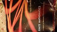 Finite Mathematics- University of Maryland College Park Edition By Waner and Constenoble 130500910X Book Cover