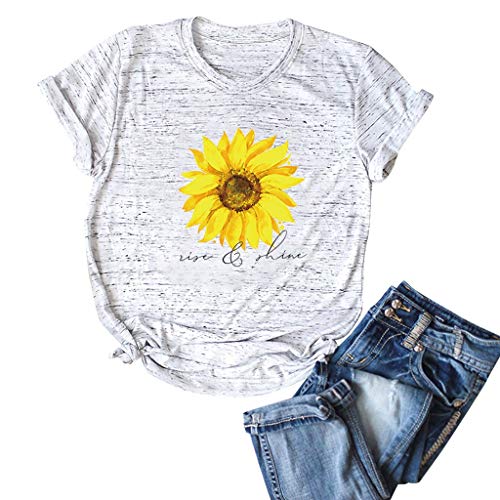 Womens Tshirts Loose Fit Graphic Casual Long Sleeve T Shirt Mama Bear Good Vibes Tunic Tops Be Kind Blouse for Women Cute & Comfy Gray