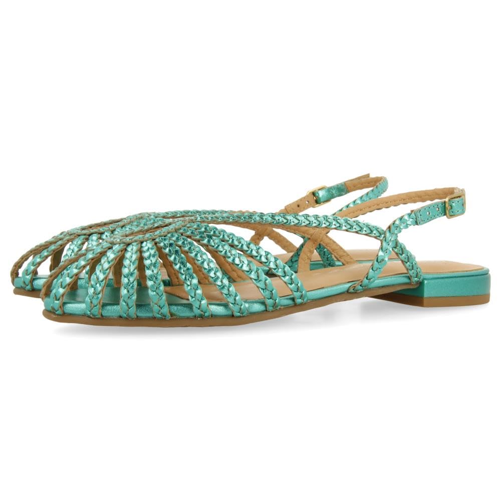 GIOSEPPO Womens Hingham Mary Jane Flat, Aqua Blue, 6 UK