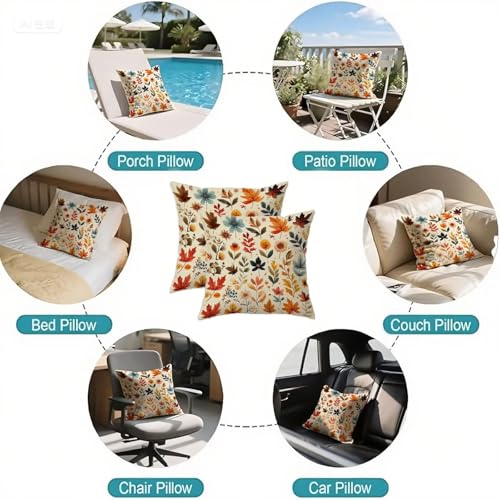 Housse coussin 65x65cm imperméable anti-tache | Solution canapé et extérieur lot de 2