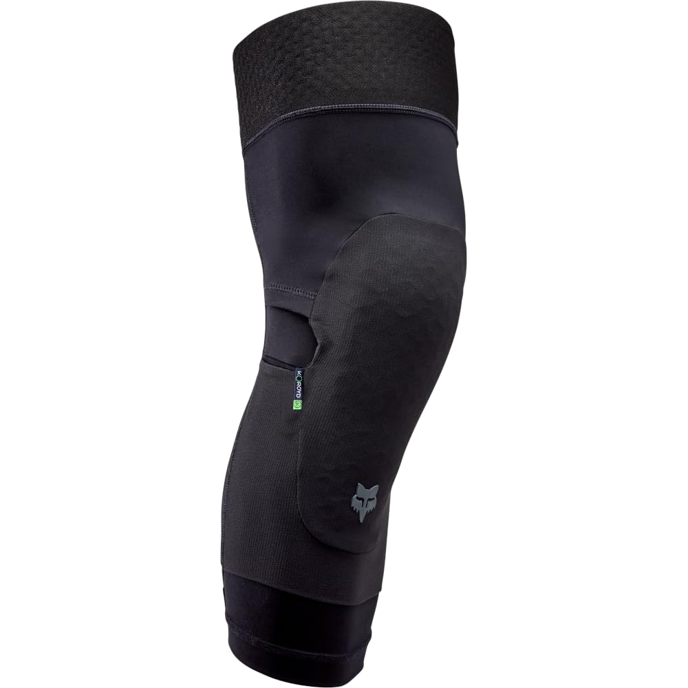Fox Racing Enduro Pro Knee Guard, Impact Protection Gear for MX & Off-Road, Adjustable Fit, Ventilated Design, Unisex Adult, Color: Black, Size: XS