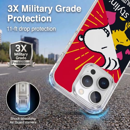 Coque Peanuts Snoopy pour iPhone 13 Pro compatible MagSafe antichoc - 3