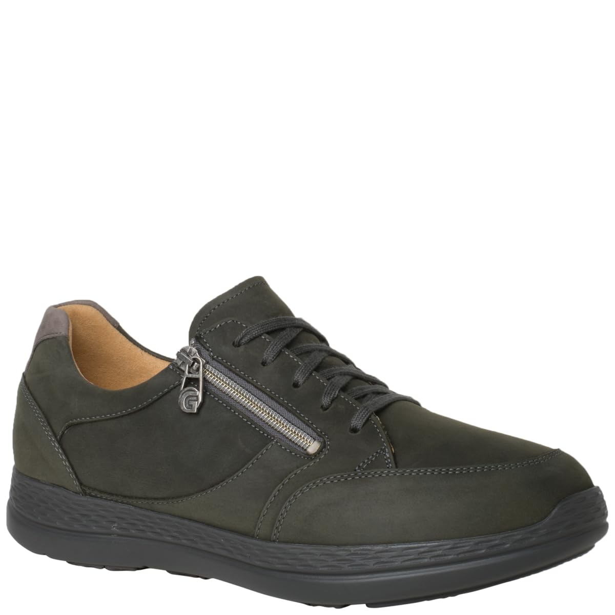 Ganter Men Karl-Ludwig-k/l Sneaker, Dark Olive, 44 EU XX-Weit