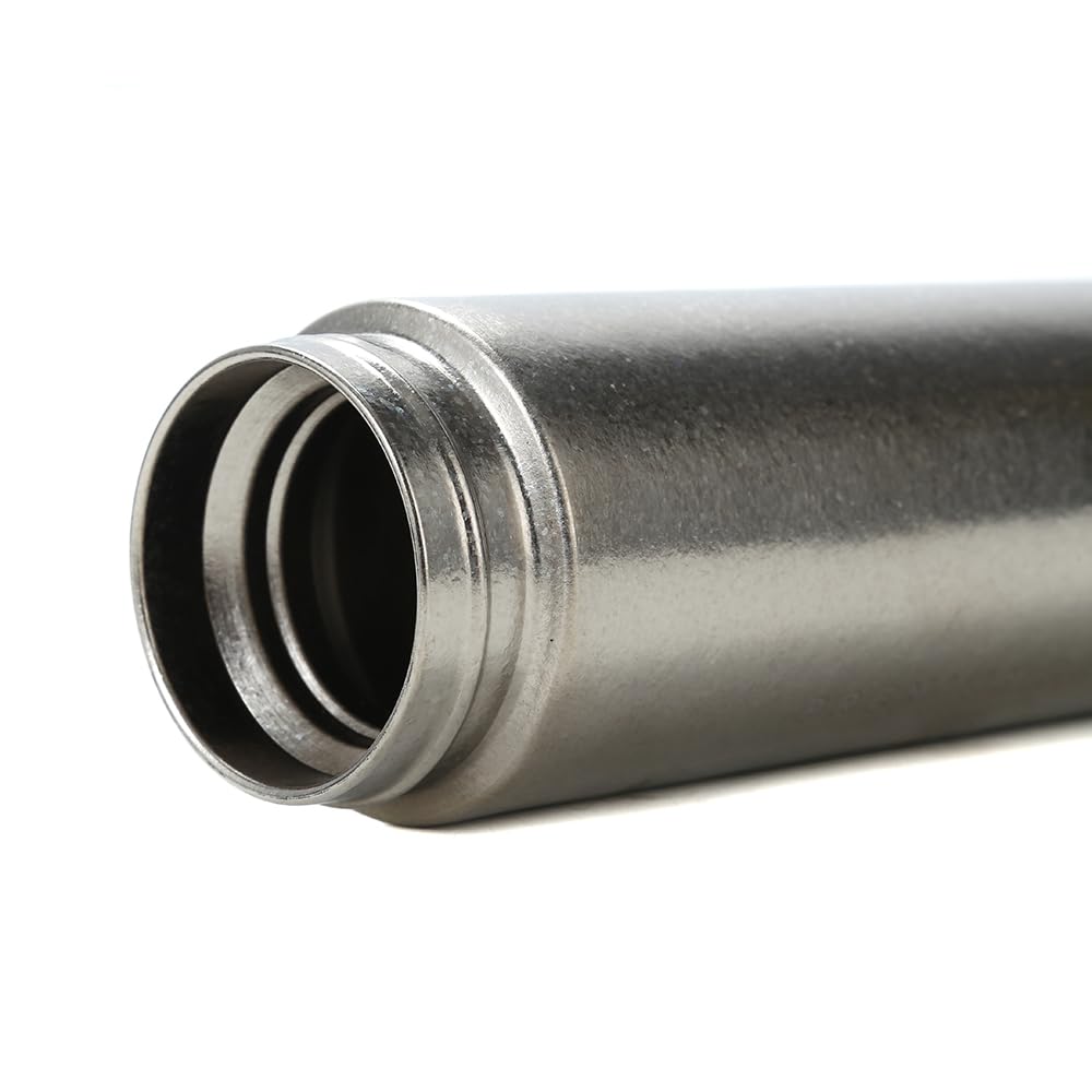 Titanium Thermosflaschen mit Teefilter, doppelwandiger Vakuum-Wärmebecher, silber, langlebig und leicht, für heiße und kalte Getränke Thermobecher mit integriertem Sieb (500ML)
