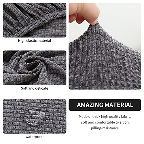 Cubierta de silla trasera impermeable y elástica para protector de sofá 8