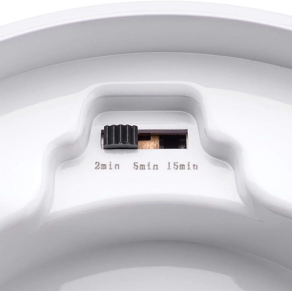 Motion Sensor Motion Controlled Lighting 7 in. Round White 60 Watt Equivalent Integrated LED Flushmount