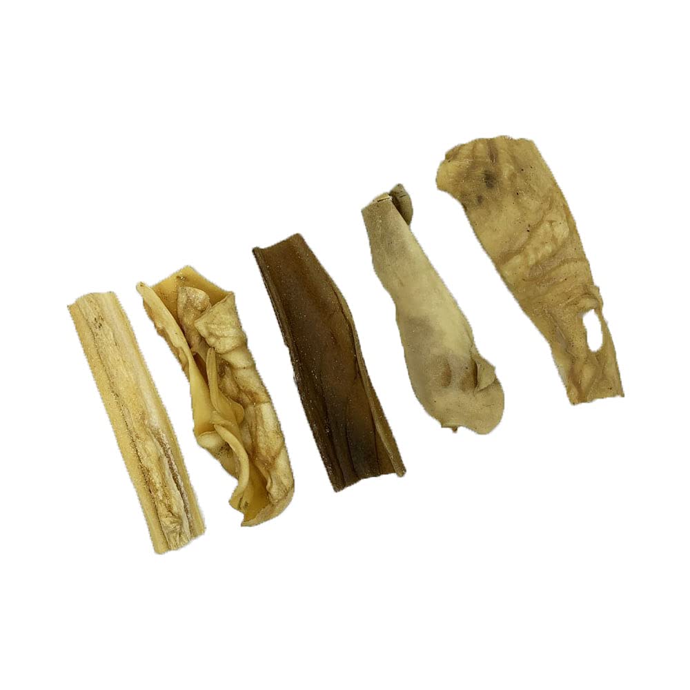 Pawstrading 100% Natural Beef Head Scalp Meat Long lasting Dog Chew 1kg