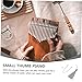ERINGOGO Multi Functional Zinc Alloy Tremolo Chain for Thumb Piano Durable Note Kalimba Accessory with Smooth Surface Enhances Sound Vibration for Professional DIY Decoration and