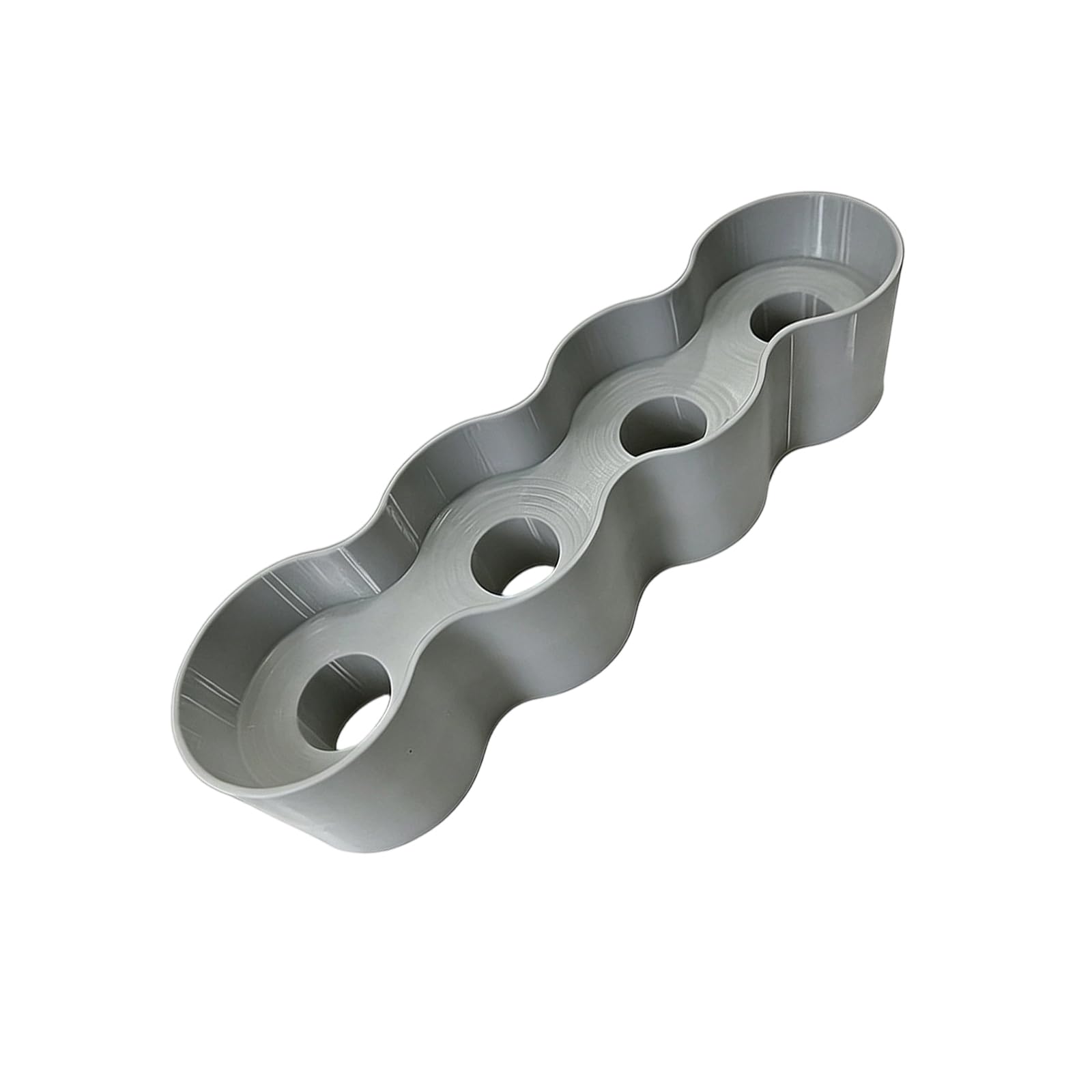 PANGBOER Refrigerator Sauce Holder with 4 Slots, Condiment Tube Organizer for Fridge Shelves and Kitchen Prep Areas Daily