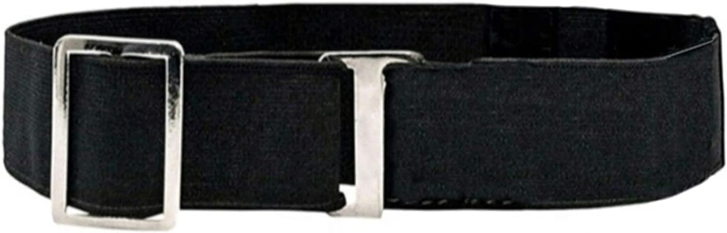 Advanced Tucker Shirt Stay Tuck in Adjustable Belt For Men And Women | Formal, Garter Elastic Strecheable Belt (Black)