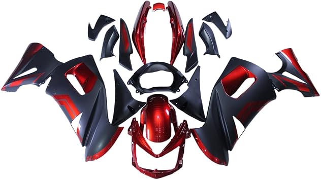 Motorcycle Compression Candy Red Black ABS Plastics Fairing Bodywork Cover for Kawasaki Ninja 650 2006 2007 2008 ER6F EX650 06 07 08 Fairings Frame Body Kits