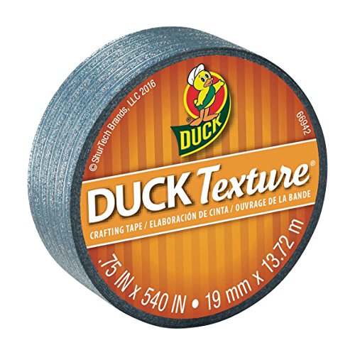 Image of Duck Texture Duck Brand Tape .75 in X 15 yds decorative tape (Cobalt Stripe)