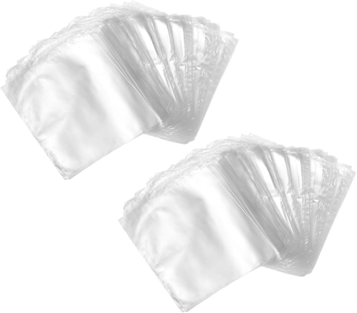 200pcs Heat Shrink Wrap Film Laminating Plastic for Soap Essential Oils Material Easy to Use Transparent Design for Packaging and Sealing