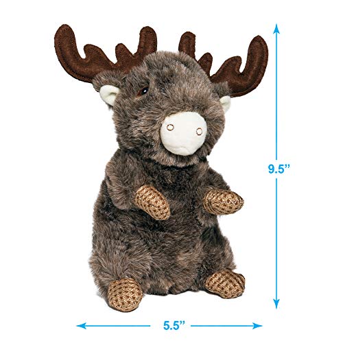 Image of Best Pet Supplies Dog Chew Toys for Small and Medium Dogs, Tough Interactive Squeaky Plush Stuffed Animal Toys - Moose & Bear Bundle, Large, PT532-534