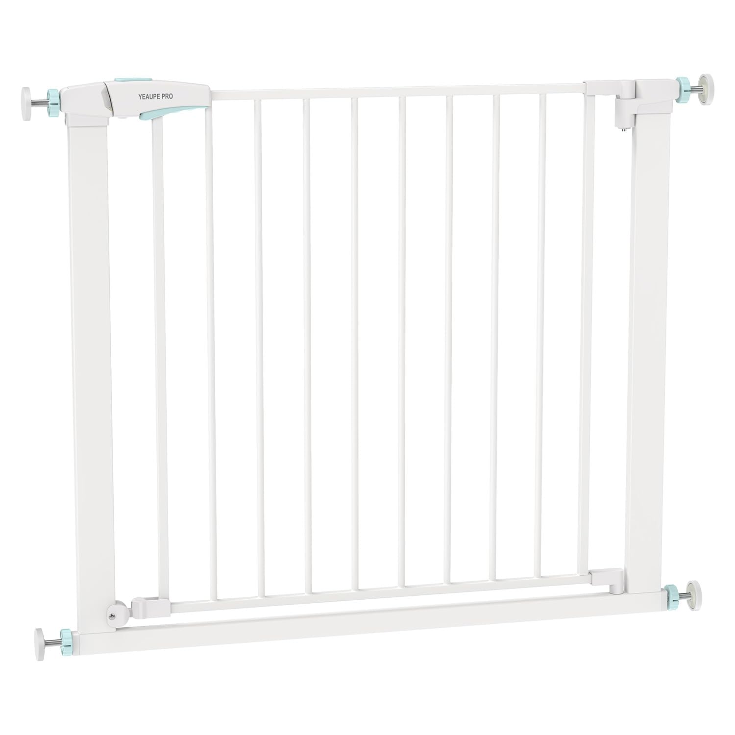 YEAUPE PRO Cancelletto per Bambini e Animali Senza Foratura,92-95cm,Bianco