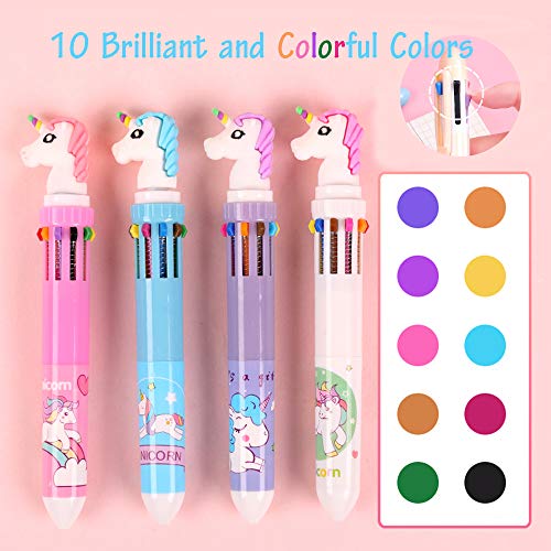 12 Pezzi 10-in-1 Penne a Sfera Multicolore