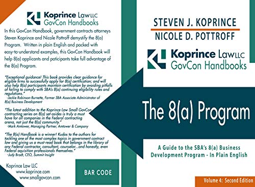 The 8 a Program A Comprehensive Guide To The SBA s 8 a Business 