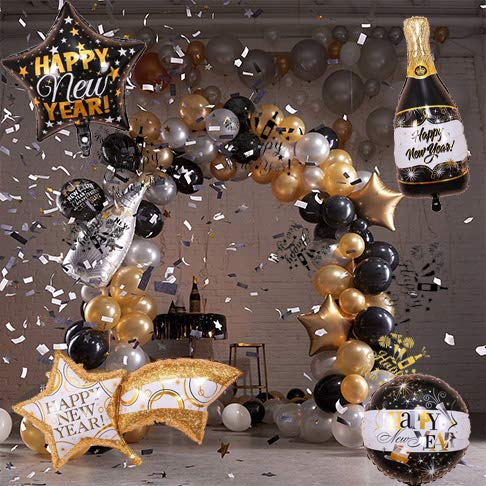 Happy New Year 2023 Balloon Party Decorations Supplies - 50Pcs New Year's Eve Balloons Party Supplies Decorations 2023 #TOP5