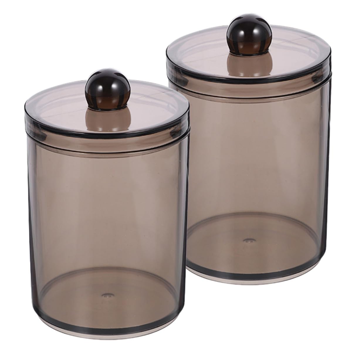 Cajas organizadoras para eliminar el desorden de hisopos y discos en el lavabo del baño