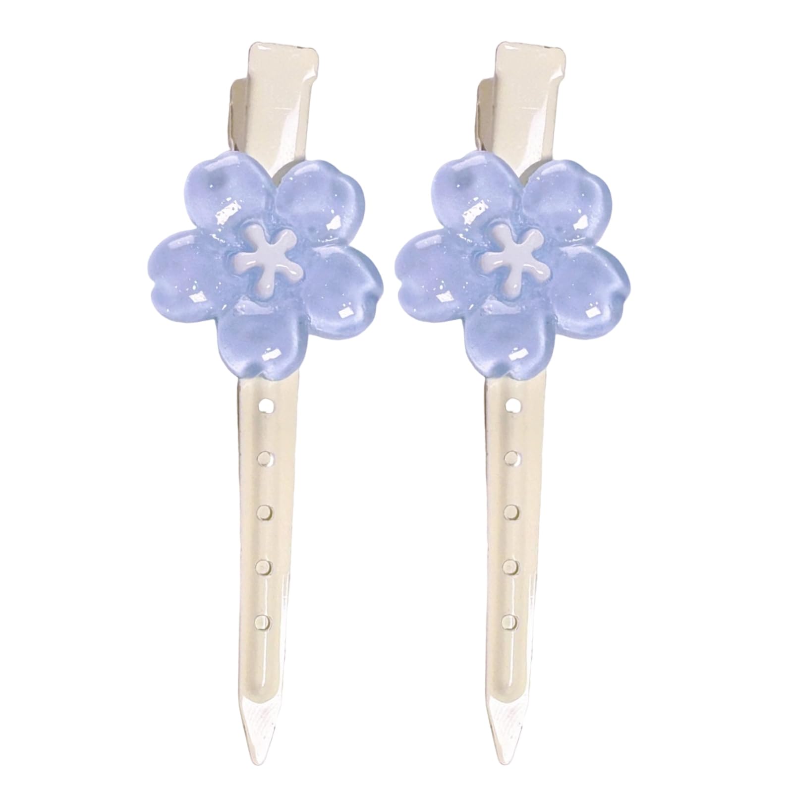 YUXITA Flower Flower Hair Clip For Girls Secure Grip Hairpin With Realistic Petals Comfortable Resin Design For Long Wear