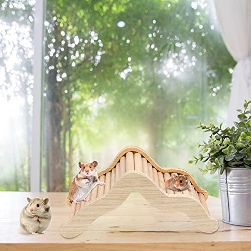 Balacoo Hamster Klimmen Ladder- Houten Suspension Bridge Speelgoed Hamster Muis Speelgoed Voor Cavia Ratten Egel Gerbils… - Image 8