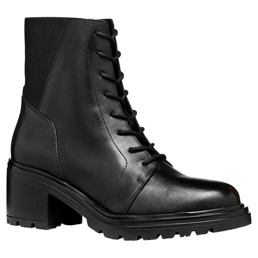 Geox Women's D Damiana C Ankle Boot, Black, 4 UK
