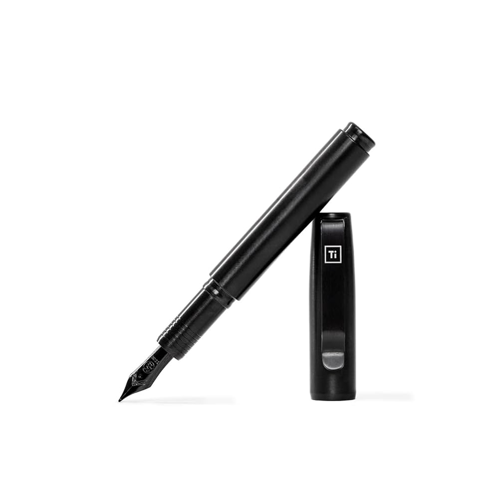 Big Idea Design チタン製万年筆　DLCブラック　FE Amazon | BIG IDEA DESIGN 万年筆 EDC(チタンDLCブラック