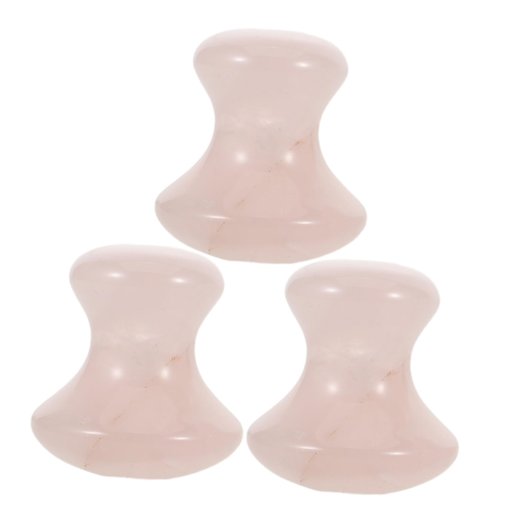Set de 3 Piedras Gua Sha en Forma de Hongo para Masaje Facial
