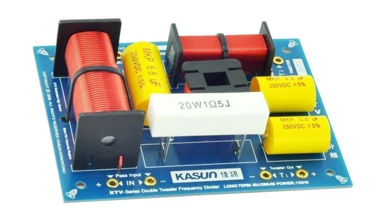 Generic 1pcs 200W Double Treble Speaker Frequency Divider Audio Crossover Filter KTV-230