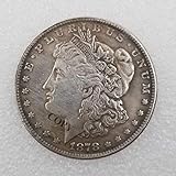 MOMOKY Copy 1878-Morgan Dollar Plating Silver Coin-Replica U.S Old Original Pre Morgan Commemorative...
