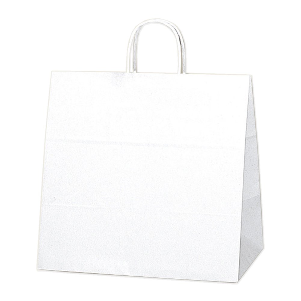 Amazon | ヘイコー 手提 紙袋 25CB 34-1 シロ 34x22x32cm 50枚