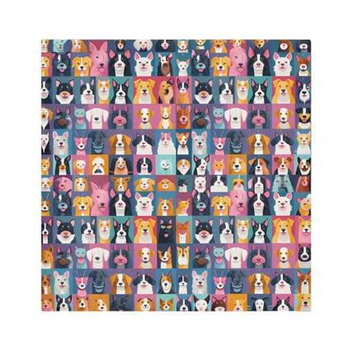 Servilletas de Tela con Estampado de Perro 20x20 Pulg miniatura 1