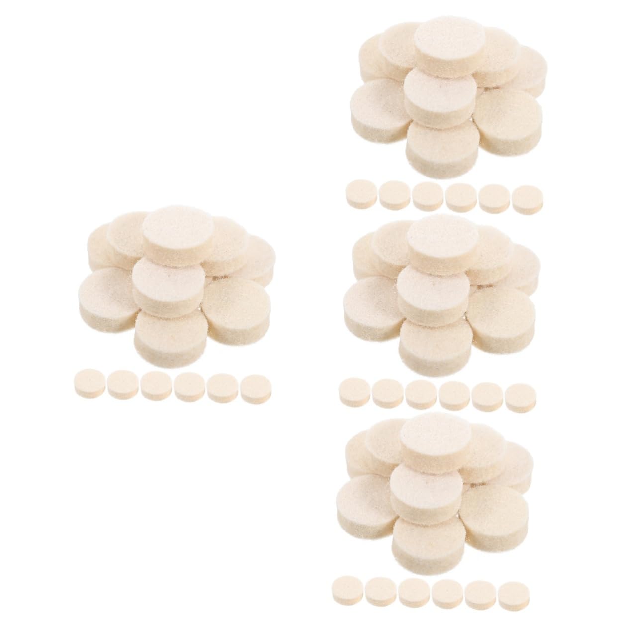 STOBAZA 4sets Luff Rotary Tool Wool Polishing Pad Polishing Kit Set of Buffing Wheels for Drill 100pcs*4