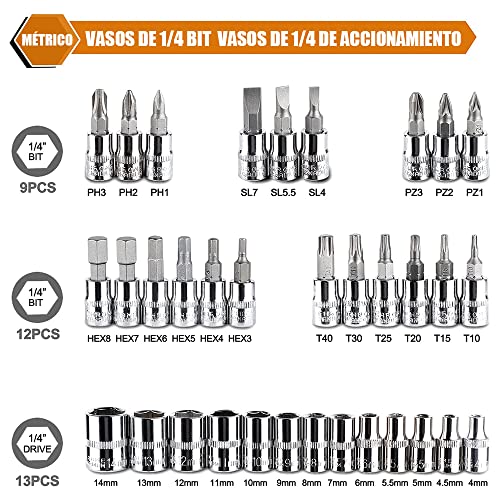 Herramientas Automotrices, Tools matraca y dados Marca Free wolf (2)