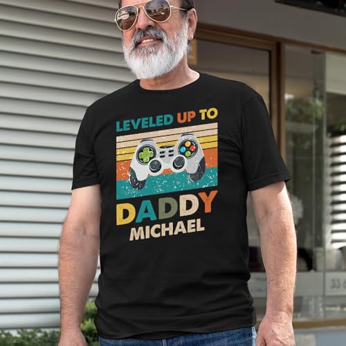 Gearpenguin First Father's Day Outfits Daddy and Baby Boy-Girl Shirt 1st Fathers Day Present for New Dad3