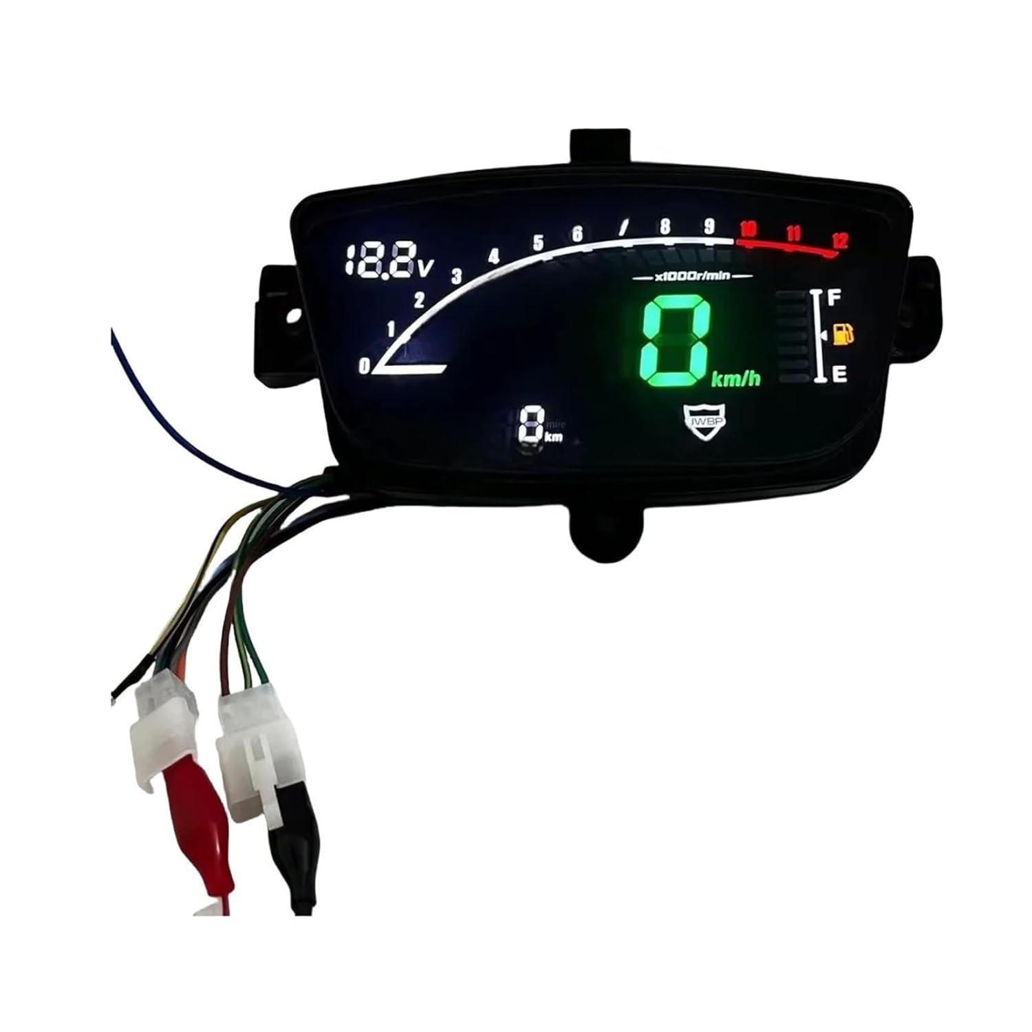 Motorcycle Speedometer Tachometer Motorcycle Digital Speedometer Gauge Meter for YA&MAHA BWS 100 Yw100 YW50 BWS 50 02-05 and 08-11 Dashboard Assembly