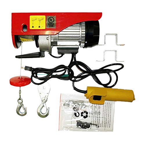 Amazon.co.jp: KIKAIYA 電動ホイスト500kg 揚程12m 電動ウインチ 家庭
