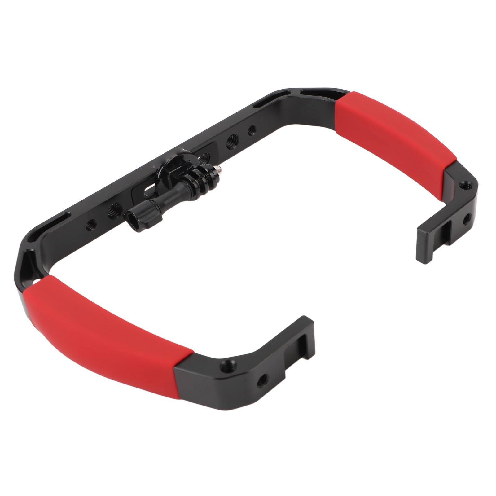 Supporto per Vassoio da Immersione, Impugnatura in Silicone Antiscivolo Leggero per Immersione Subacquea per Action Camera (rosso)