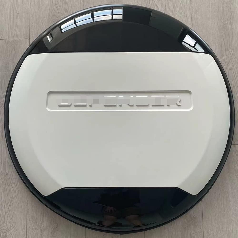 Plastic Fuji White Spare Tire Cover Portecor Fits for Defender 90 110 130 2020 2021 2022 2023 2024 2025