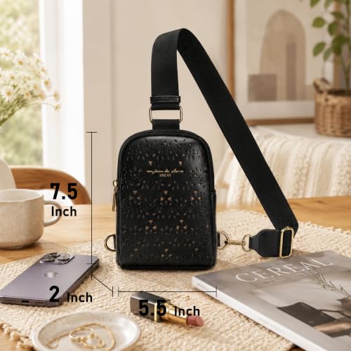 Image of INICAT Lightweight Small Crossbody Sling Bag for Women | Mini Travel Purse,Multi-pocket with Card Slots,Durable Vegan Leather,Everyday Carry
