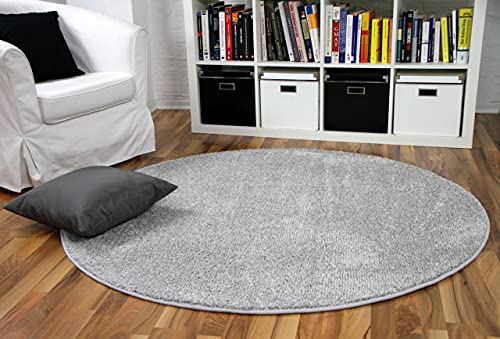 Alfombras Redondas Yute Gris Marca interiortrend