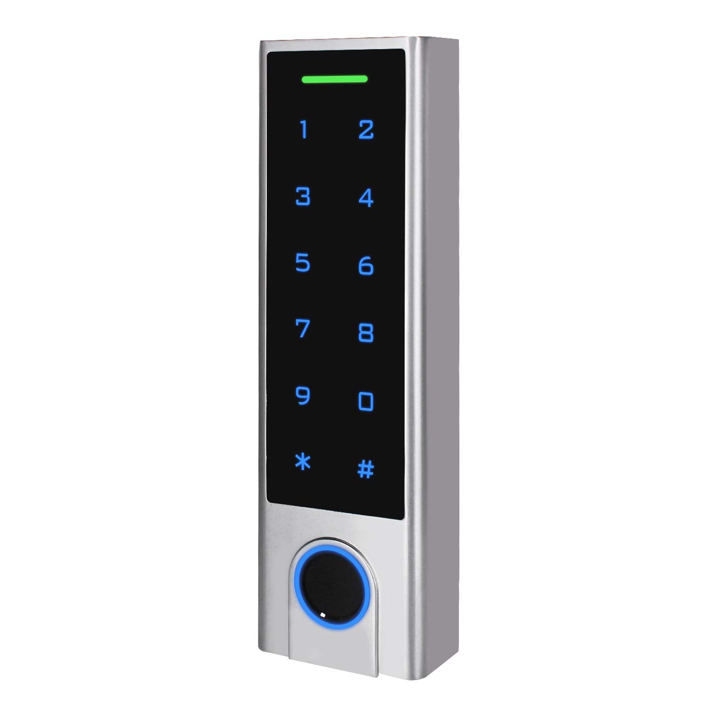 Controllo Accessi Dadvu DV-FAK V3, Modello 2024, Bluetooth, Espandibile WIFI per controllo remoto, 1000 Utenti Impronta, Carta Rfid, PIN, Wiegand 26-44 bits, App Dadvu